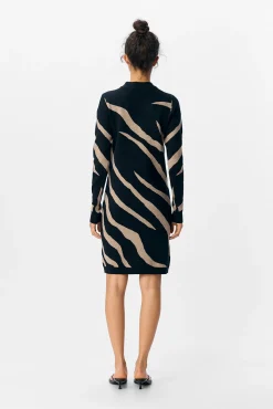 Object Vestidos-Vestido de malha estampado Multicolorido