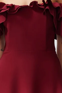 Trendyol Vestidos-Vestido de noite estampado