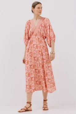 Cortefiel Vestidos-Vestido estampado Multicolorido