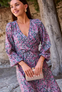 Polín Et Moi Vestidos-Vestido estampado Cirila Multicolorido