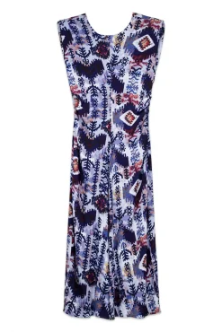 Slowlove Vestidos-Vestido estampado com ombreiras Multicolorido