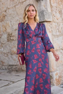 Polín Et Moi Vestidos-Vestido estampado de flores Azul