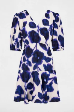 Morgan Vestidos-Vestido estampado flare Multicolorido