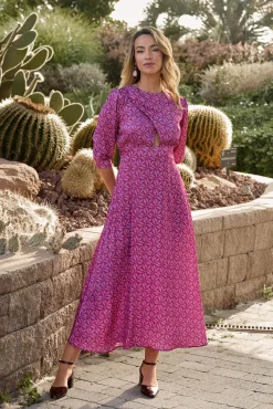 Polín Et Moi Vestidos-Vestido estampado maraba Subiu