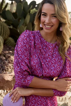 Polín Et Moi Vestidos-Vestido estampado maraba Subiu