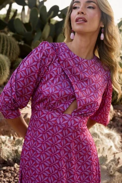 Polín Et Moi Vestidos-Vestido estampado maraba Subiu