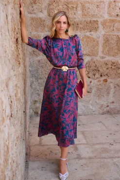 Polín Et Moi Vestidos-Vestido estampado Ulis Granada