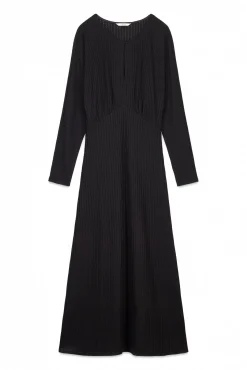 Slowlove Vestidos-Vestido estruturado com manga morcego Preto