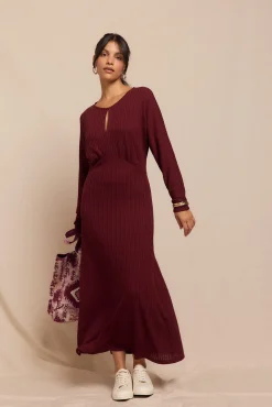 Slowlove Vestidos-Vestido estruturado com manga morcego Granada