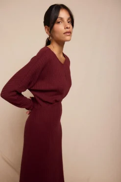 Slowlove Vestidos-Vestido estruturado com manga morcego Granada