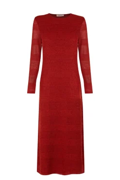 Slowlove Vestidos-Vestido estruturado rústico Laranja