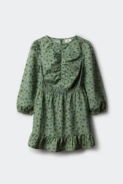 Springfield Kids Vestidos-Vestido flores menina verde