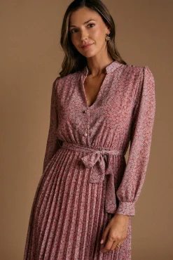 Polín Et Moi Vestidos-Vestido florido lilás Subiu