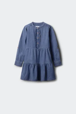 Springfield Kids Vestidos-Vestido jeans para meninas azul