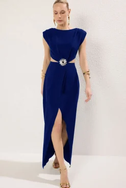 Trendyol Vestidos-Vestido longo azul