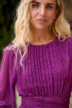 Polín Et Moi Vestidos-Vestido longo berinjela Roxo