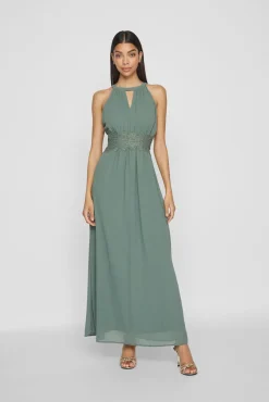 Vila Vestidos-Vestido longo de festa Verde