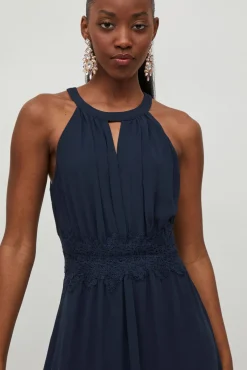 Vila Vestidos-Vestido longo de festa Azul