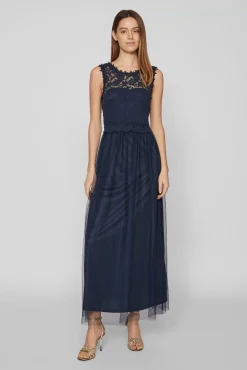 Vila Vestidos-Vestido longo de festa Azul