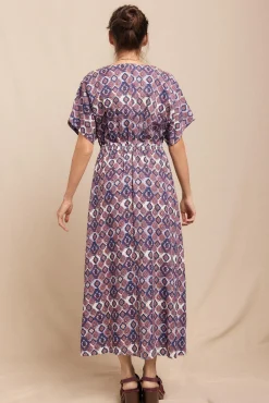 Slowlove Vestidos-Vestido longo estampado Multicolorido