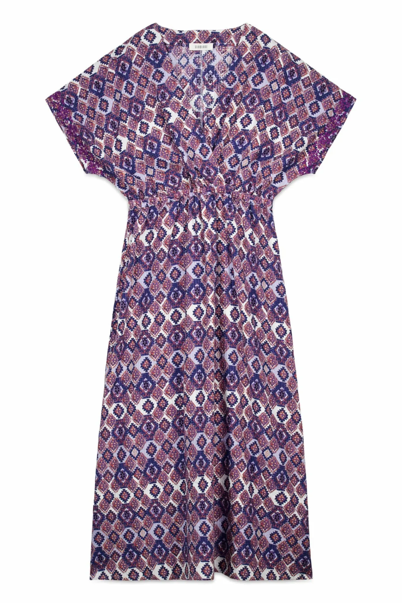 Slowlove Vestidos-Vestido longo estampado Multicolorido