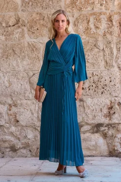 Polín Et Moi Vestidos-Vestido longo Nuria Azul