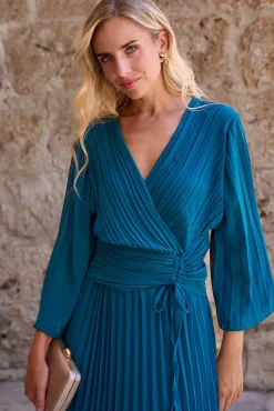 Polín Et Moi Vestidos-Vestido longo Nuria Azul