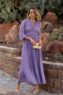 Polín Et Moi Vestidos-Vestido longo Zulma Roxo