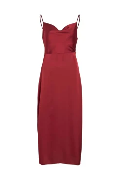 Vila Vestidos|Camisolas-Vestido midi acetinado Granada