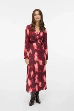 Vero Moda Vestidos-Vestido midi de manga comprida Granada