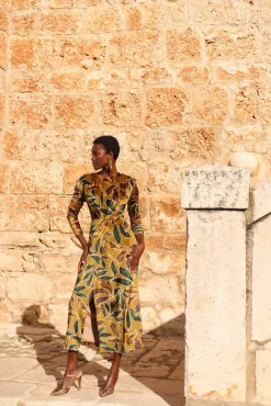 Panambi Vestidos-Vestido Peir Dourado